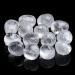 XIANNVXI Clear Quartz Crystal Stones Natural Irregular Polished Tumbled Stones Bulk Crystals Gemstones Vase Filler Decorative Stones Reiki Palm Energy Stones 100 Gram H - Clear Quartz