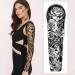 SOOVSY Extra Size Full Arm Temporary Tattoo: Skull Wolf Angel Floral Butterfly Half Arm Shoulder Design for Men & Women - Color-02 - Buy Online on GoSupps.com