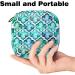 Artistic Turquoise Storage Bags for Women's Bandages & Menstrual Pads - Portable Multi-Color Organizer for School & Travel - Buy Online on GoSupps.com