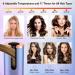 Cordless Automatic Hair Curler - Ceramic Rotating Wand with 6 Temps & Timers, Portable Rechargeable Curling Iron - Fast Heating, Auto Shut-Off - Pink - Buy Online on GoSupps.com