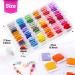 Paxcoo 146 Pcs Embroidery Floss with Organization Box - 108 Colors Cross Stitch Thread & 38 Pcs Tool Kit for Friendship Bracelet Making - Buy Online on GoSupps.com