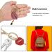 2Pcs Lips & Lipstick Sparkling Charm Keychain Set - Pink Cosmetic Bling Accessory - Buy Online on GoSupps.com