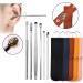 Lroxiy Spring Ear Cleaner Tool Set - Stainless Steel Wax Removal Kit with Storage Box (Black) - Buy Online on GoSupps.com