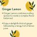 OLIPOP Ginger Lemon Sparkling Tonic - Prebiotic Soft Drink with 9g Plant Fiber, Digestive Health Support, Caffeine-Free, Low Calorie, Low Sugar - 12 oz, 12-Pack - Buy Online on GoSupps.com