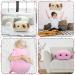 Yamepuia 35CM Axolotl Plush Pillow Toy - Soft Pink Stuffed Animal for Kids Birthday Gifts - Buy Online on GoSupps.com