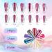 240 Extra Long Aurora Pattern Ballerina Coffin False Nails - Solid Color Full Cover Fake Nails for DIY Nail Salon - Buy Online on GoSupps.com