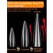 Decinieee XXXL Gel Nail Tips 504 Transparent Extra Long Full Cover Tips in 10 Sizes | Perfect for Nail Studios & DIY Enthusiasts - Buy Online on GoSupps.com
