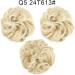 Hair Bun Hairpiece for Women Synthetic Bun Hair Extension Messy Bun Hair Piece Elastic Wavy Curly Chignon Updo Fake Scrunchies Ponytail Extension for Women Girls Hair Chignons(24T613) - Buy Online on GoSupps.com