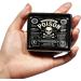Cute Portable Metal Pill Organizer - 8 Compartment Travel Case | Elegant Chrome Finish | Retro Poison Label Design - Buy Online on GoSupps.com