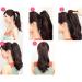 Dark Brown Claw Clip Ponytail Hair Extension - 12 Inches - Buy Online on GoSupps.com