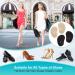 Haofy High Heel Pillow Insoles for Women - Arch Pain Relief Non-Slip Gel Metatarsal Pads 2 Pairs with Bow Support - Buy Online on GoSupps.com