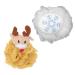 FOMIYES 2pcs Bath Ball Bath Shower Sponge Shower Sponge Exfoliating Puff Shower Sponge Exfoliating Back Brush Loofahs Bath Shower Pouf Shower Ball Stuffing Cotton Cushion Child Mesh Elk Snowflake