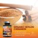 Certified Organic Ceylon Cinnamon Capsules 1800mg - Vegan Cinnamomum Verum Vitamins - 120 Capsules - Buy Online on GoSupps.com