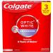 Colgate Optic White Advanced Teeth Whitening Toothpaste with Fluoride, 2% Hydrogen Peroxide, Sparkling White - 3.2 Ounce (3 Pack) 3.2 Ounce (Pack of 3) Sparkling White