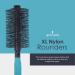 Spornette Double Stranded XL Round Brush 2.25 Inches - Nylon Bristles for Straightening, Anti-Frizz, Detangling, Volumizing - Ideal for Wavy, Curly, Medium & Long Hair Lengths - Pack of 1 - Buy Online on GoSupps.com