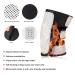 Buy Heated Knee Brace Wrap with Massage | Adjustable Self-Heating Tourmaline Knee Pad for Pain Relief | International Shipping - Buy Online on GoSupps.com