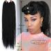 Senegalese Twist Crochet Hair - 8 Packs 18 Inch | Small Twist Braids for Black Women | Hot Water Setting, Natural Ends (1B) - Buy Online on GoSupps.com