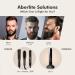 Aberlite EDC Beard Straightener Brush - Professional Heated Comb for Men - Short & Long Beards - Grey - Ideal for Home and Travel - Buy Online on GoSupps.com