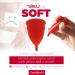 Shalle Menstrual Cup Soft - Up to 12 Hours Leak-Free Protection - Medical Silicone - Size S Red - Comfort & Cramps Control - Buy Online on GoSupps.com