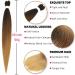 Xusuperb Pre-Stretched Braiding Hair Ombre Brown 26 - 6 Pack Kanekalon Extensions | Soft Yaki-Textured Braids (T1B/30/27#) - Easy International Shipping - Buy Online on GoSupps.com