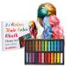 Hair Chalk 24-Color Hair Chalk Comb for Kids Bright Hair Color Washable Hair Dye DIY Unique Look Suitable for Birthday Christmas Parties