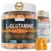 L-Glutamine 1000mg Gummies for Women & Men| with Beta-Alanine, BCAAs, Magnesium Glycinate, Potassium & Ashwagandha | Vegan | Sugar-Free & Extra-Chewy | 120 Counts 60 Count (Pack of 2)
