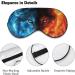 Buy Flame Wolf Funny Eye Mask - Soft Blindfold Cover & Adjustable Night Eyeshade for Sleep & Travel | International Shipping Available - Buy Online on GoSupps.com