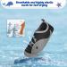 Kids Beach Swim Shoes - Non-Slip Quick Dry Aqua Socks for Boys & Girls - Whale Black Gray - Size 8.5/9 UK - Buy Online on GoSupps.com
