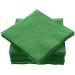 Amcrate Big Party Pack 40 Count Green Dinner Napkins Tableware- Ideal for Wedding, Party, Birthday, Dinner, Lunch, Cocktails. (7 x 7)