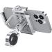 Premium Aluminum Bicycle & Motorcycle Phone Holder | 360 Rotation Shock Absorption Universal Fit - Buy Online on GoSupps.com