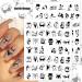 Bad Girl 3D Nail Art Stickers - Black and White Self Adhesive Design for Sexy Women and Girls | 8 Sheets - Buy Online on GoSupps.com