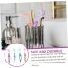 Buy Minkissy Toothbrush for Dentures - Dual Head Colored Rubber TPE 28 Pieces - Ideal for Daily Care & Hygiene - Buy Online on GoSupps.com