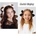 Velvet Hair Bow Clips Set - 4 Pairs | Korean Style Cute Kawaii Accessories for Girls & Women | Ideal for Daily & Special Occasions - Buy Online on GoSupps.com