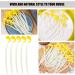 Alipis 12pcs bean sprouts Model decorations pretend lifelike vegetable adornment decorate fruit vegetables decorative vegetable artificial pvc Green bean sprouts Yellow 9.00X1.00X1.00CM - Buy Online on GoSupps.com