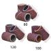 RedFlow 300 Pcs Sanding Bands #80#120#180 Coarse Fine Grit Efile Sand Set for Nail Drill with Nail Drill Bit - Ideal for Natural and Acrylic Nails (Set 2) - Buy Online on GoSupps.com