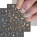 JMEOWIO Self-Adhesive Moon Star Nail Art Stickers - 9 Sheets | Colorful Sun Nail Supplies for Design Decoration - Buy Online on GoSupps.com