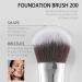 ENERGY Foundation Brush for Liquid Makeup Professional Vegan Makeup Brush for Foundation Powder Contour Bronzer Blending Contouring Dense Soft Face Brush Black 200 - Buy Online on GoSupps.com