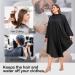 Premium Black Hairdresser Cape | Salon Cape for Hair Coloring | International Shipping Available - Buy Online on GoSupps.com