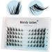 Mix Length Cluster Lashes 0.07mm D Curl | Soft & Wispy DIY Lash Extensions | HuXi Lashes-ZW28C - Buy Online on GoSupps.com
