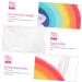 Rainbow Bath Balls & Sponges - Cute Bathroom Accessories for Kids | Minkissy 8 Pcs Shower Mesh Set - Buy Online on GoSupps.com