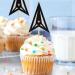 Ercadio 24 Pack Military Emblem Cupcake Toppers Silver Black Air Force Cupcake Picks Army Navy Cake Toppers Air Force Emblem Theme Retirement Birthday Party Cake Decorations Supplies Pattern 5 - Buy Online on GoSupps.com