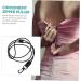 Button Hook Helper 2pcs Dresses Back Zipper Helper Button Assist Device Tools Coats Zipper Pull Zipper Assist(Black 54X1.5cm) 54X1.5cm Black - Buy Online on GoSupps.com