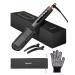EZBASICS Ionic Hair Straightening Brush - 9 Heat Levels for Frizz-Free Silky Hair - Fast Heating & Anti-Scald - Professional Salon Results at Home - Buy Online on GoSupps.com