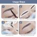 Guapa Disposable Eyebrow Design Stencil & Airbrush Tint Stickers - Easy Application for Perfect Brow Shaping | 3 Shapes Available - Buy Online on GoSupps.com