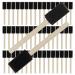 200 Pack 1 inch Foam Brush Sponge Wood Handle Paint Brush Foam Sponge Brush for Acrylics Stains Varnishes Crafts 200pcs-1inch
