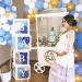 Premium Baby Shower Decorations Kit | Transparent Balloon Boxes with BABY Letters | Gender Reveal & 1st Birthday Party Decor - Buy Online on GoSupps.com