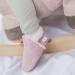 Dotty Fish Suede Baby Slippers | Warm Fleece Lined | Non-Slip Soft Sole Shoes for Infants and Toddlers | Boys Girls | 0-6 Months to 5-6 Years | Soft Pink - Buy Online on GoSupps.com