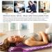 Buy Dunlap Massage Cushion - Non-Slip Acupressure Pillow for Back Pain Relief | 3pc Purple Sensi Massage Mat & Foot Massager | International Shipping Available - Buy Online on GoSupps.com