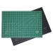 Adir Corp. 24x36 Inches Green/Black Professional Self Healing Cutting Mats - 3 Ply Double Sided Reversible Durable Non-Slip PVC Cutting Mats - Perfect for Crafts & Sewing 24 by 36-Inch