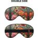 Shop Flowers & Butterfly Print Unisex Sleep Eye Mask | Soft Comfort Eye Shade for Travel Yoga & Shift Work - Buy Online on GoSupps.com